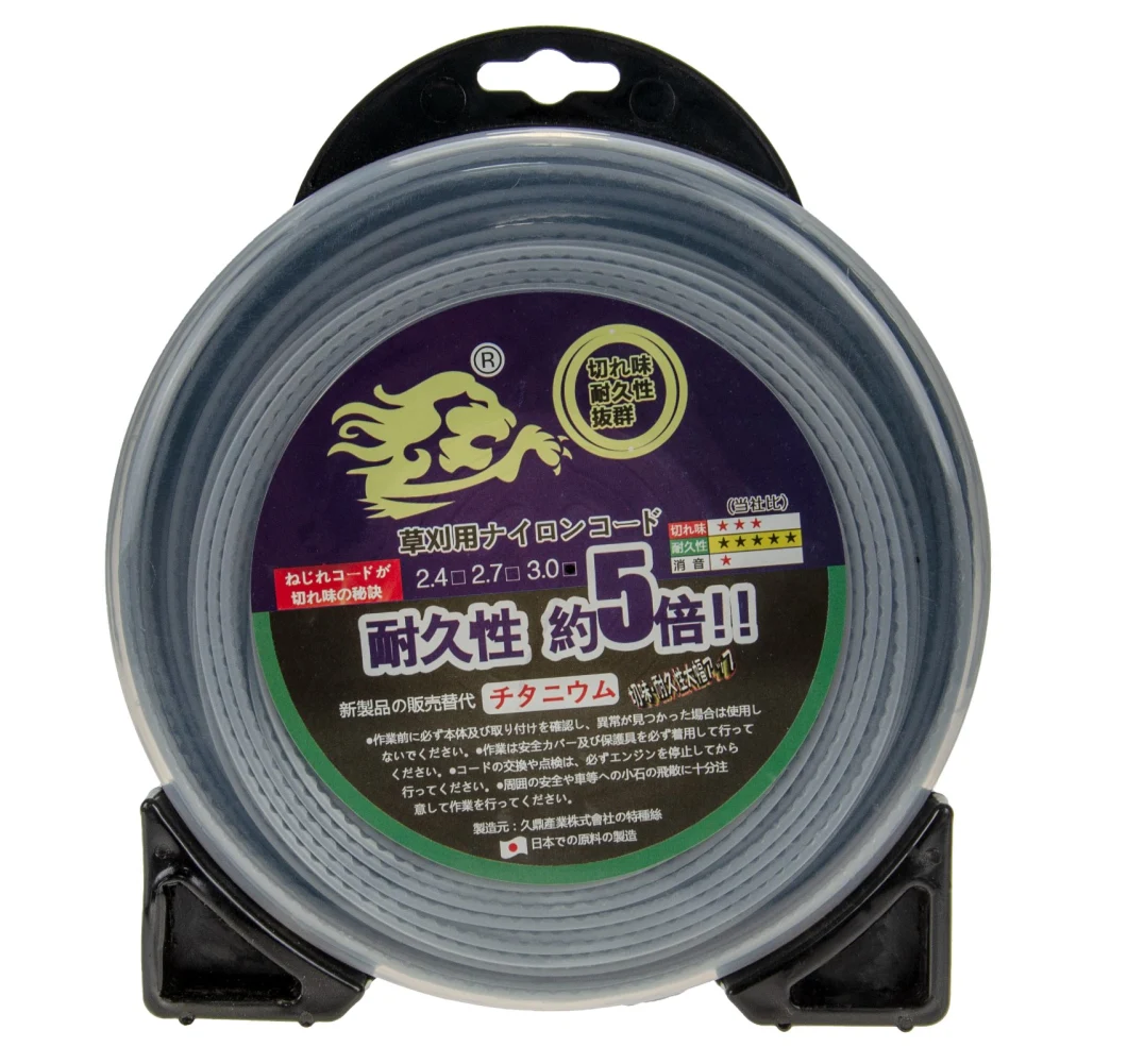 Top Quality High Efficient Grass Cutting Professional Grade Sawteeth 1lb Grass Trimmer Line for Heavy Duty