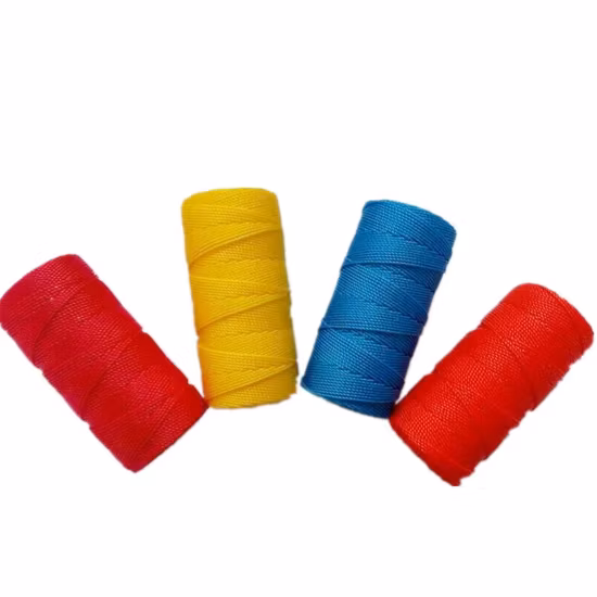 Nylon PP PE Corda de pesca Corda Fluo Neon Color Multilfilamento Mix Color Trançado Twisted Mason Line Brick Line Builder Twine Building Line