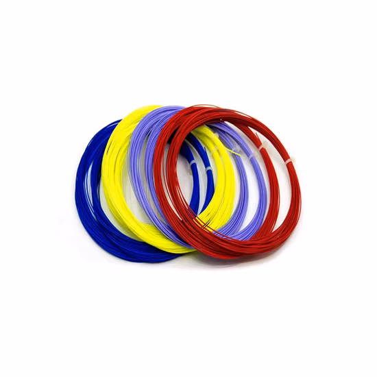 Fabricantes de cordas de raquete de badminton com bom som de batida de cores misturadas